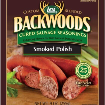 LEM Backwoods Smoked Polish Cured Sausage Seasoning with Cure Packet