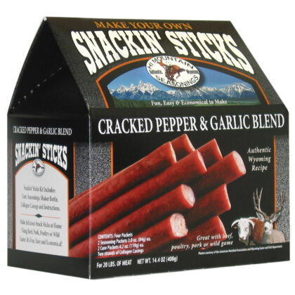 Cracked Pepper & Garlic Snackin' Stick Kit