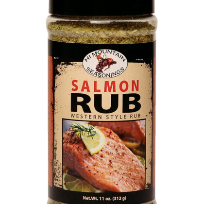 Seasoning Salmon Rub Blend Bottle